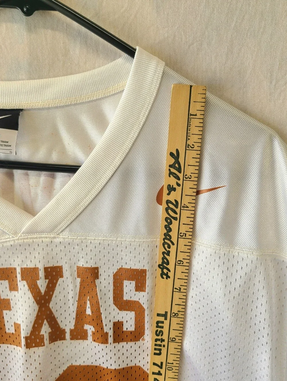 Nike  Texans L Mens Jersey Shirt White  IVEY #13  Short Sleeve ..100% Polyester